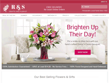 Tablet Screenshot of pensacolasflorist.com